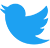 Image of Twitter 社交媒体 icon.